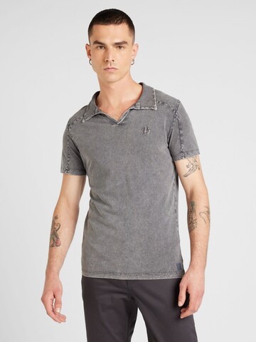 Key Largo Shirt 'MP MONOPOL' in Grey: front