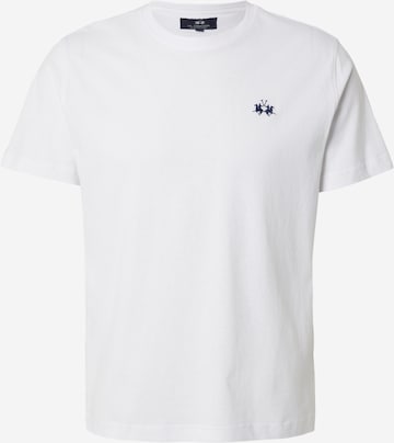 La Martina T-shirt i vit: framsida