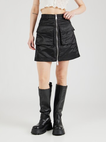 ALPHA INDUSTRIES Rock in Schwarz: Vorderseite