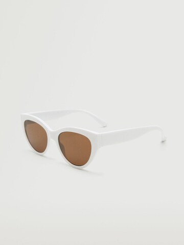MANGO Sluneční brýle 'FABI' – bílá: přední strana