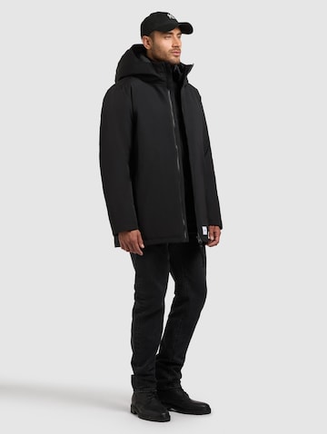 khujo Winter Jacket 'Nedd' in Black