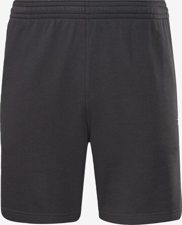 Reebok Regular Workout Pants in Black: front