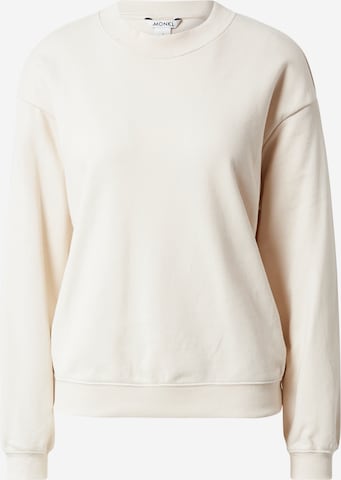 Monki Sweatshirt in White: front