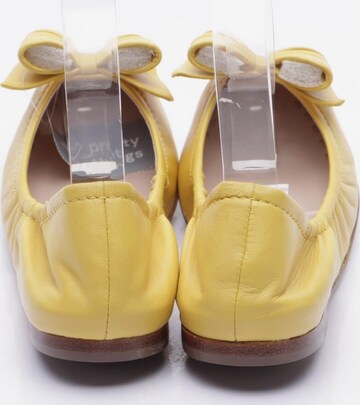 Miu Miu Flats & Loafers in 38 in Yellow