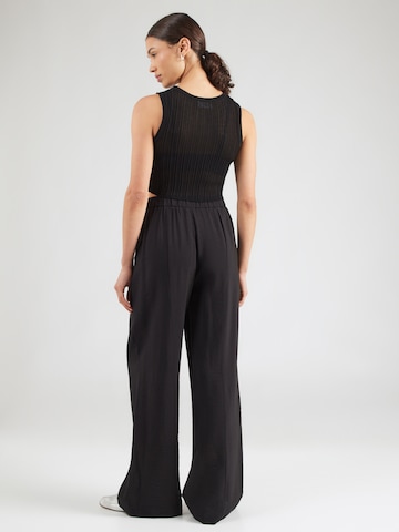 Wide leg Pantaloni 'Camilla' de la ABOUT YOU pe negru