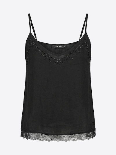KOROSHI Haut en XS en noir, Vue avec produit