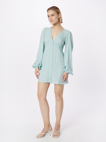 NLY by Nelly - Vestido camisero 'Flirty' en verde: frente