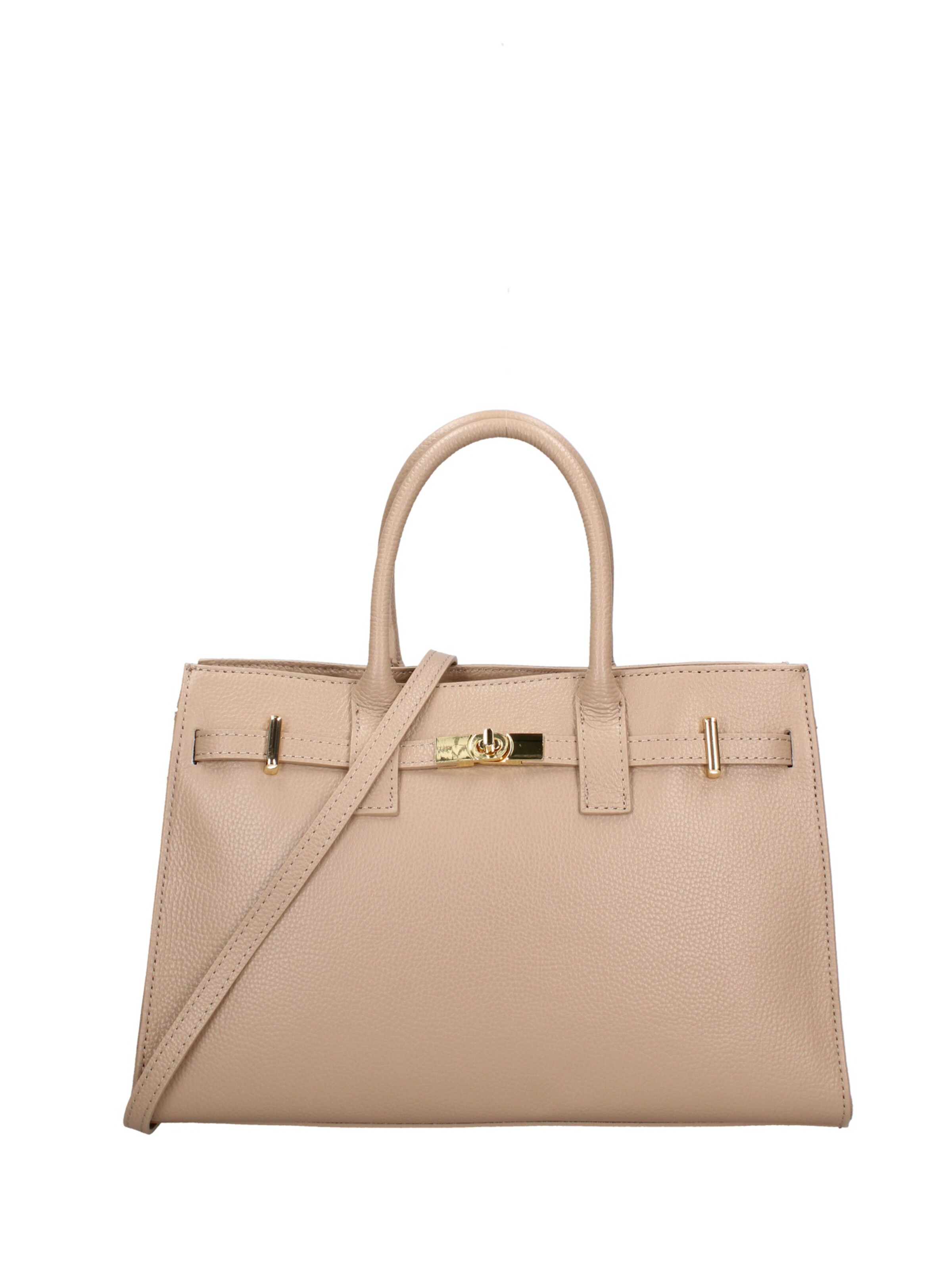Borsa a mano di Gave Lux in beige: frontale