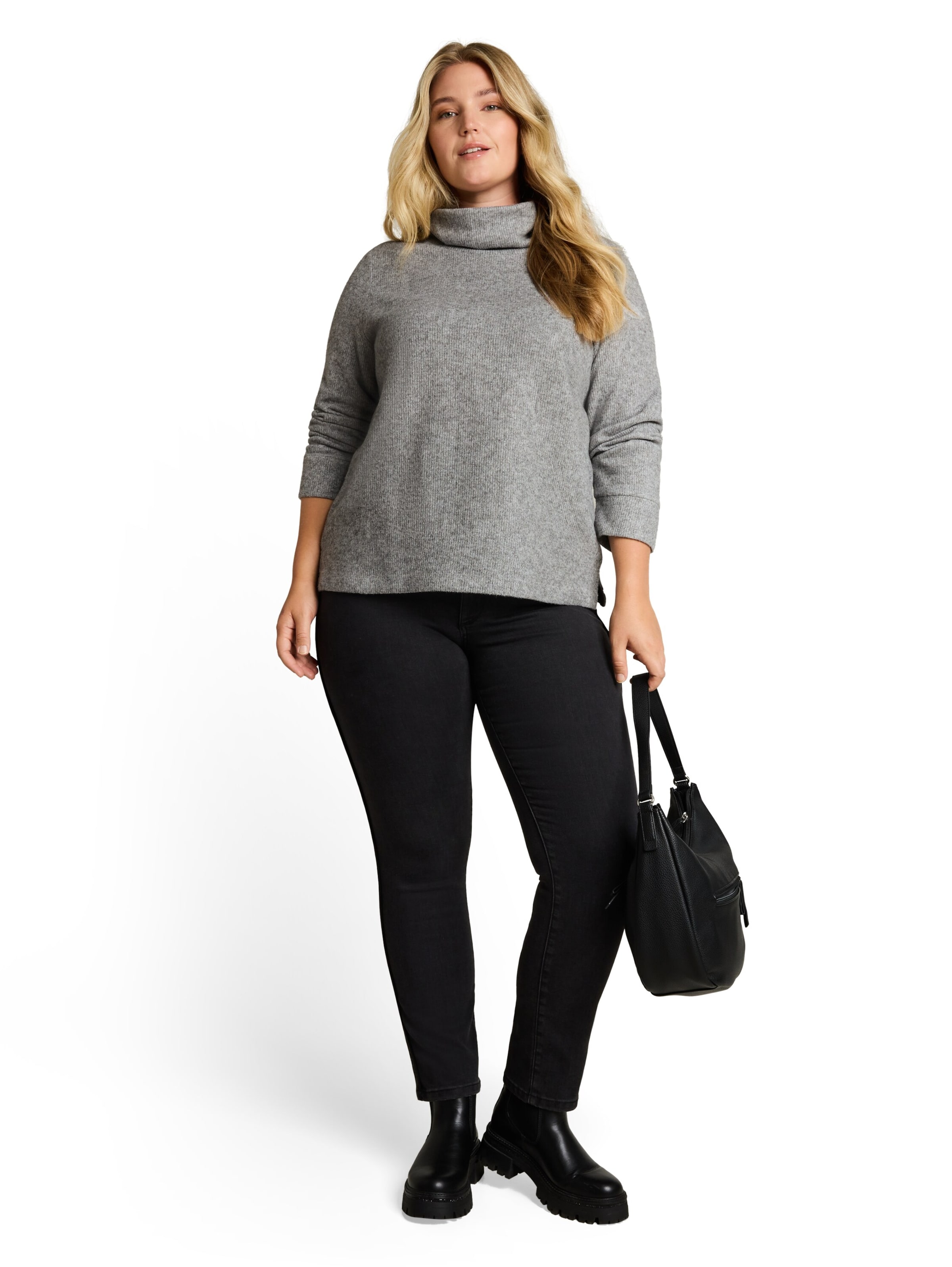 Tom Tailor Women + Svetr – šedá