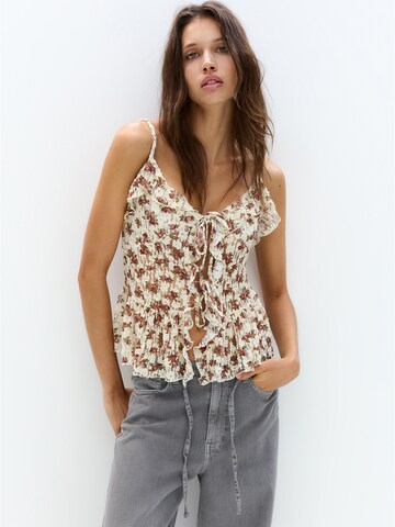 Pull&Bear Top in Beige: Vorderseite