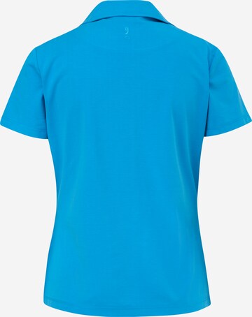 comma casual identity Poloshirt in Blau: zadná strana