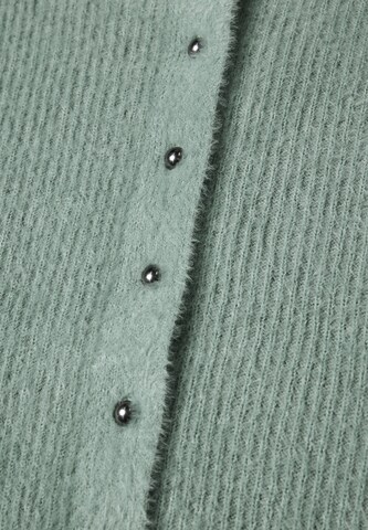 STREET ONE Knit Cardigan in Green