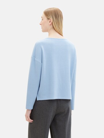 Sweat-shirt TOM TAILOR en bleu