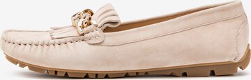 Mocassino di Kazar in beige: frontale