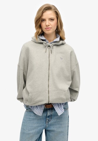 Superdry Sweat jacket 'Studios' in Green: front