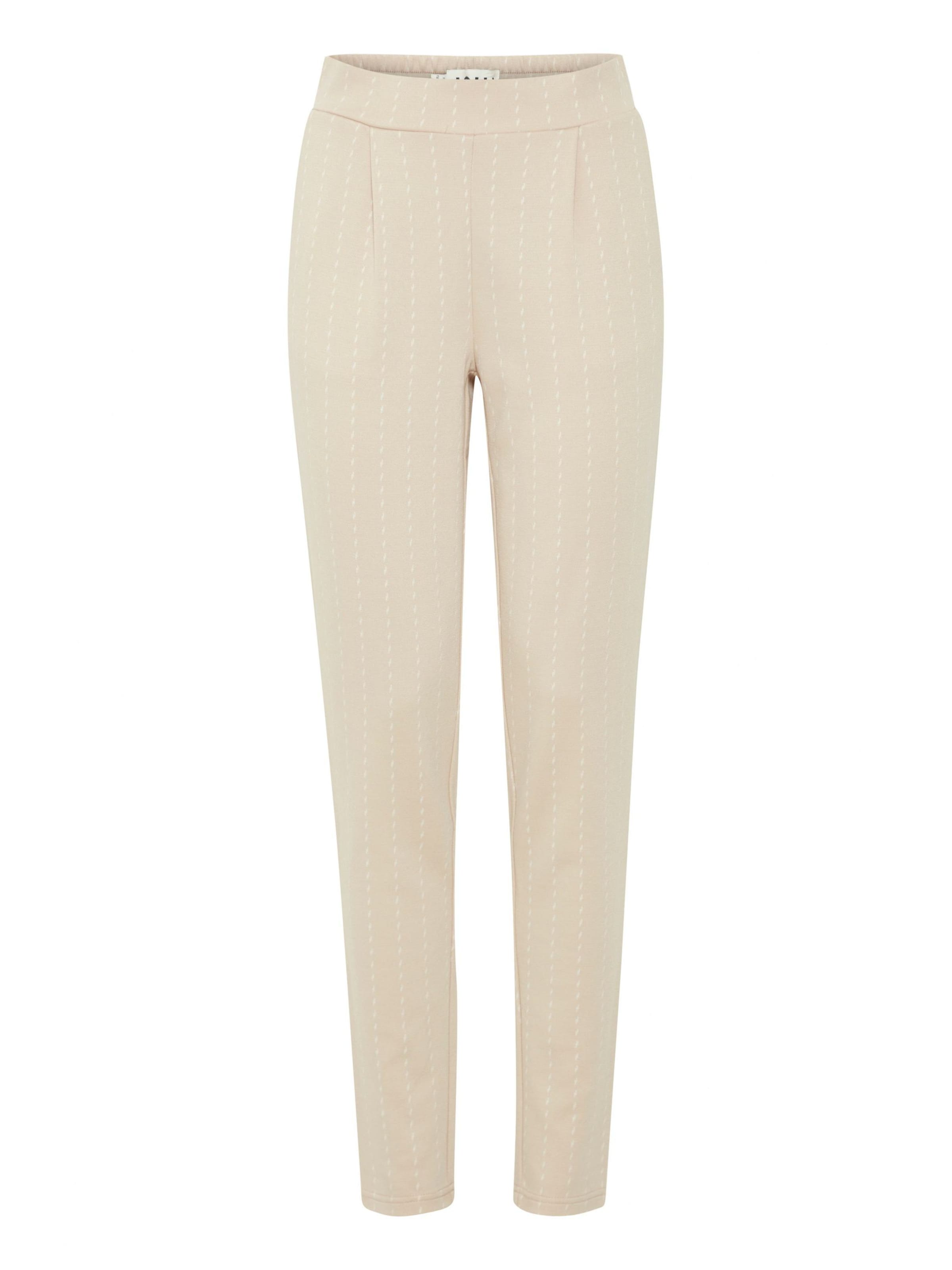 ICHI Tapered Hose 'IHRuti' in Beige: Vorderseite