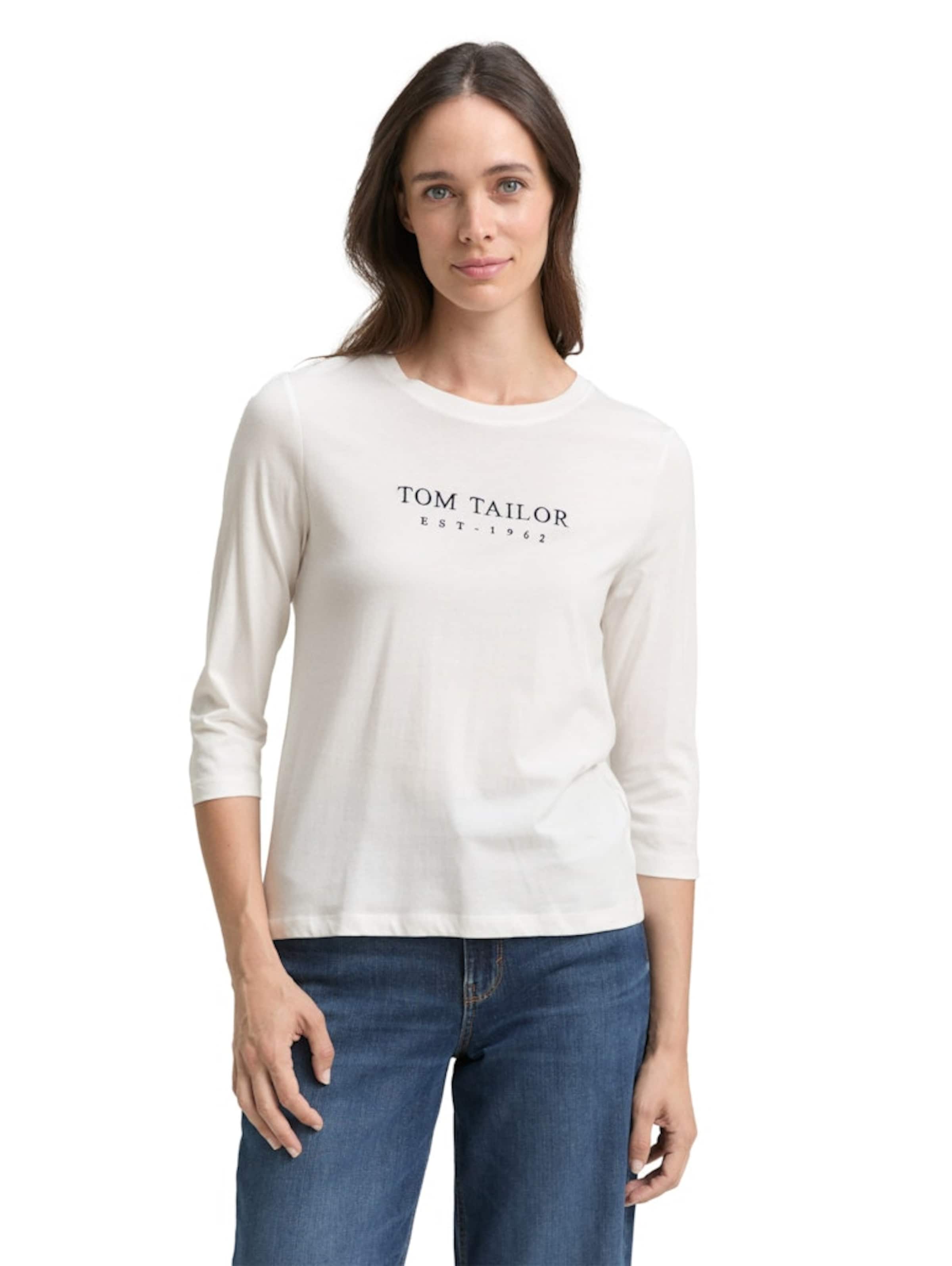 TOM TAILOR Shirt in Blue: front