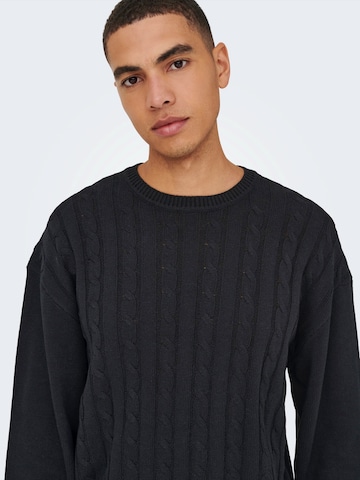 Only & Sons Свитер 'ONSLAMARD' в Синий