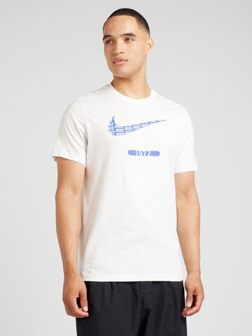 Nike Sportswear T-Shirt 'SWOOSH' in Weiß: Vorderseite