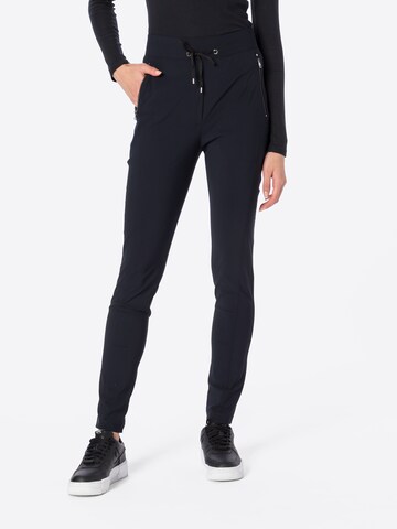 Marc Cain Slimfit Broek in Blauw: voorkant