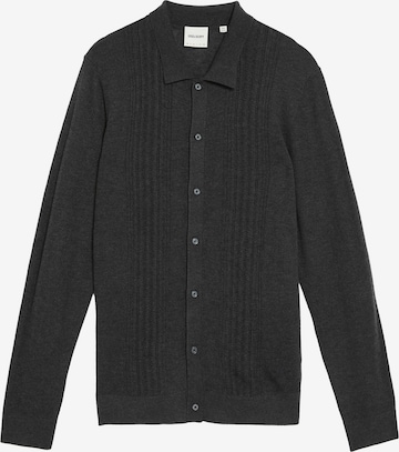 Lyle & Scott Sweatvest 'Cable Knit' in Grijs: voorkant