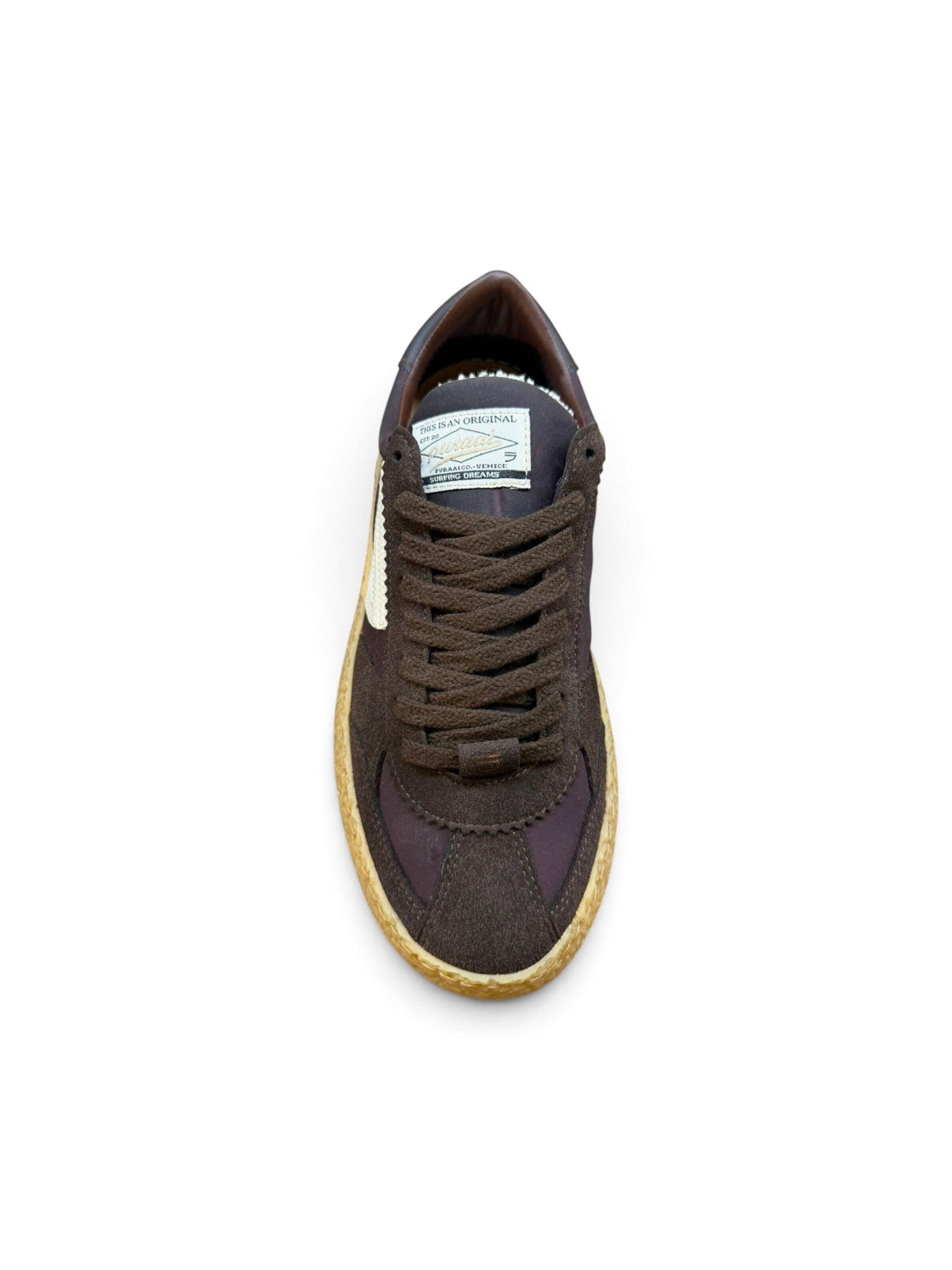 Baskets basses 'CABERNET' Puraai en marron