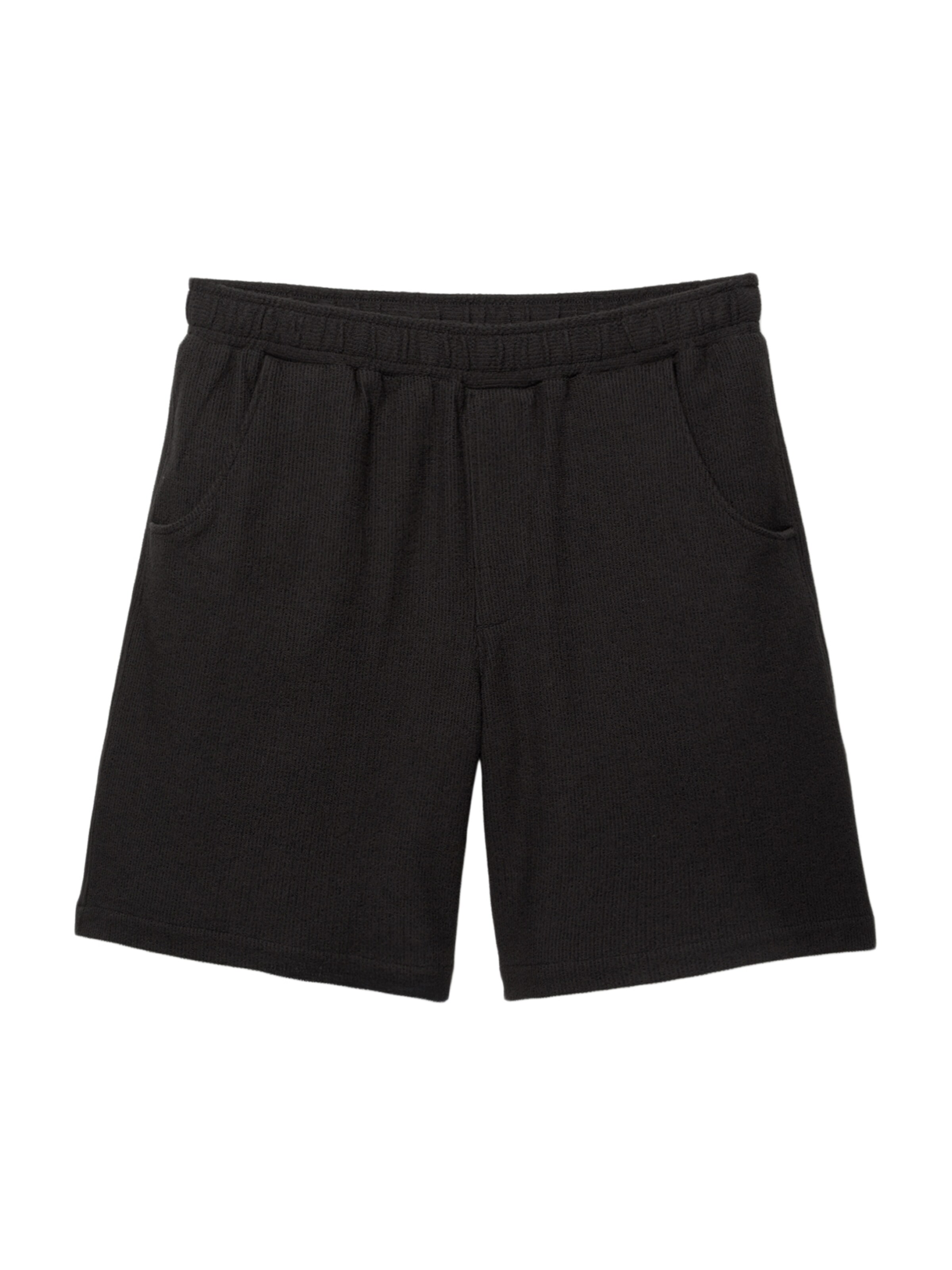 Pull&Bear Loosefit Broek in Zwart: voorkant