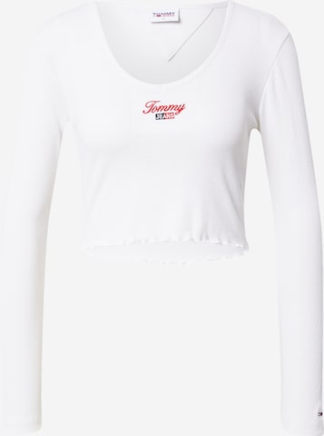 Tommy Jeans - Camiseta en blanco: frente