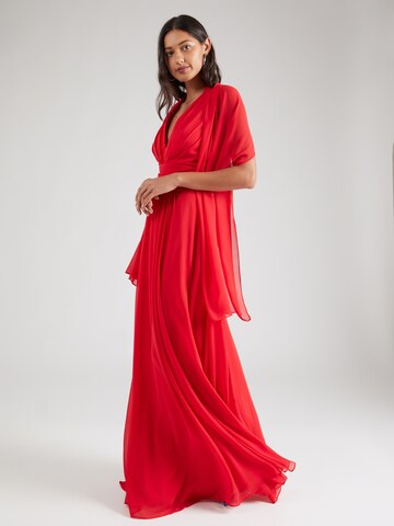 mascara - Vestido de noche en rojo
