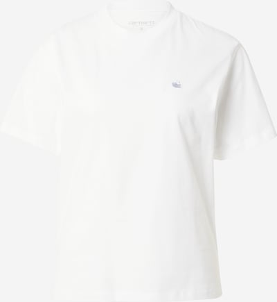Carhartt WIP T-shirt 'Casey' i silvergrå / vit, Produktvy