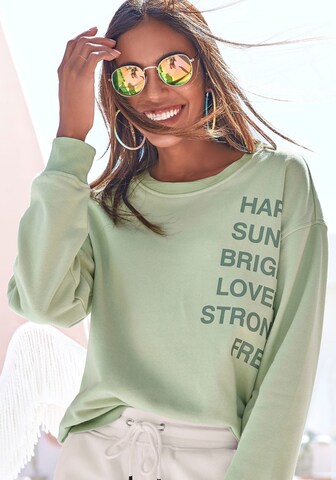 Sweat-shirt BUFFALO en vert