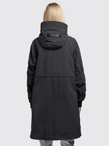 khujo Ανοιξιάτικο και φθινοπωρινό παλτό 'Silica' σε μαύρο