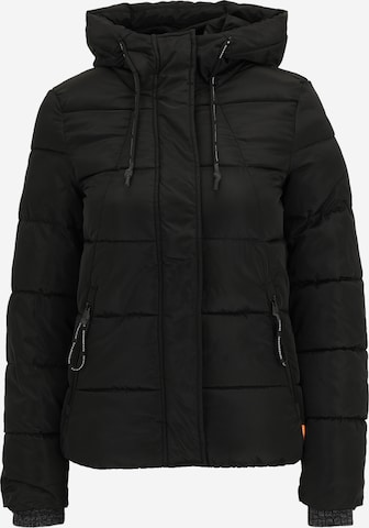 QS Winter jacket in Black: front