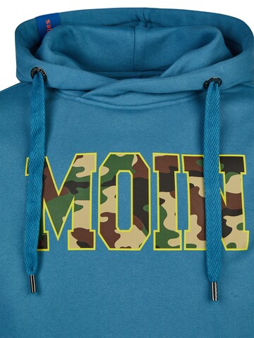 salzhaut Sweatshirt 'Heff - Moin' in Blue: front