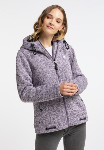 Schmuddelwedda Fleece jacket in Purple: front