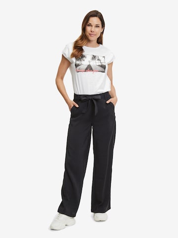 Wide Leg Pantalon Cartoon en noir