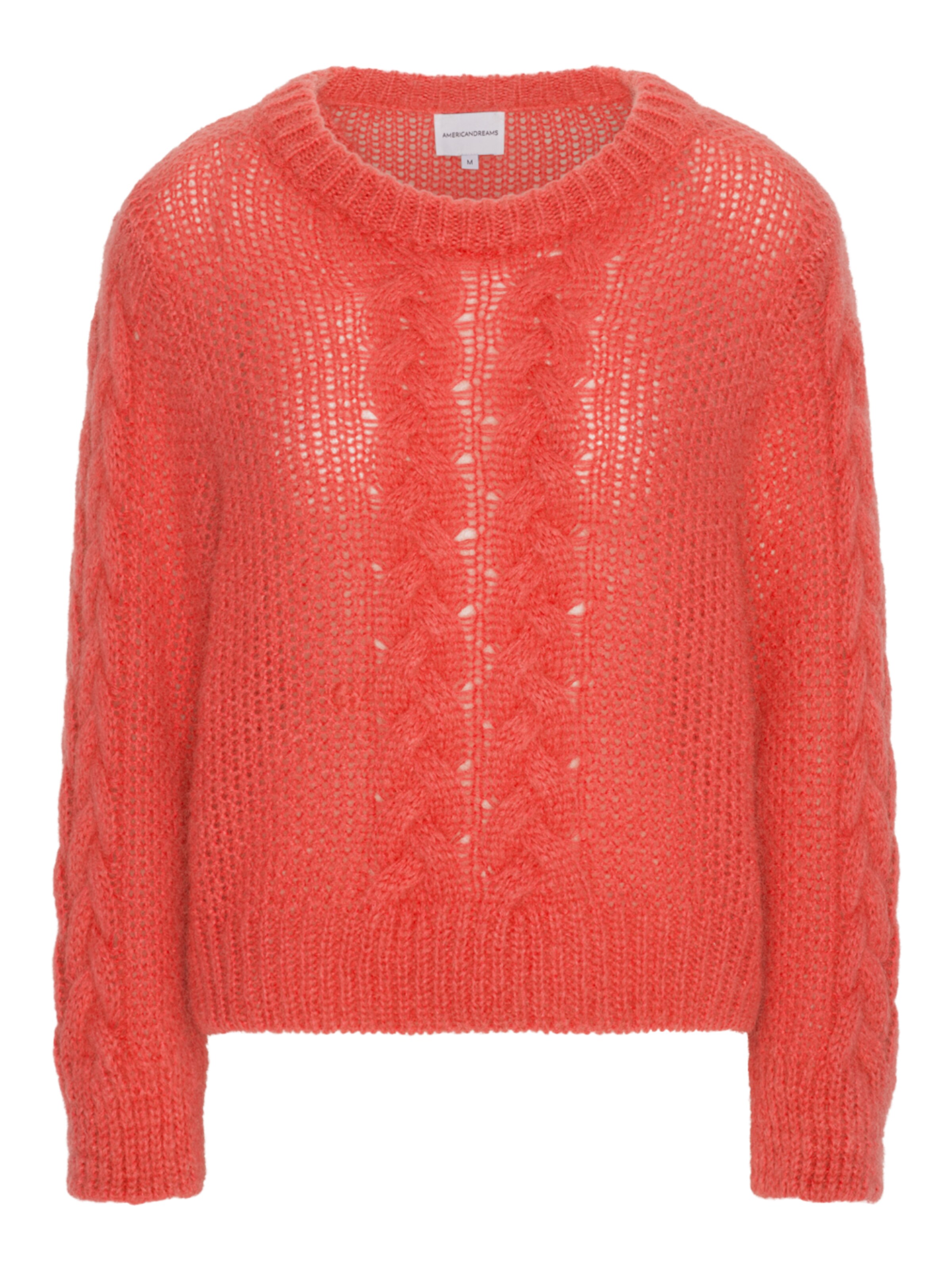 americandreams Pullover 'Louisa'‌‌‌‌‌‌‌‌‌‌ in S in koralle, Produktansicht