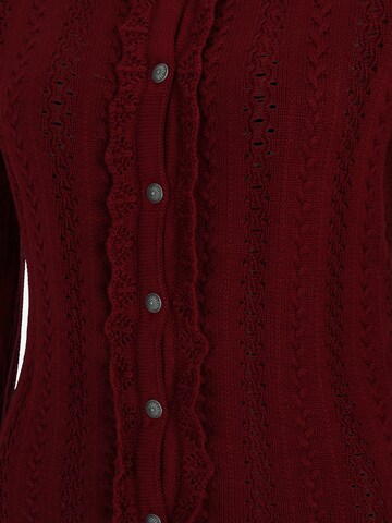 Geacă tricotată 'Augusta' de la Krüger Madl pe roșu