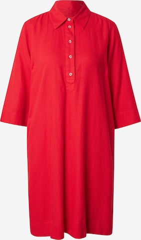 Abito camicia di s.Oliver in rosso: frontale