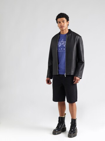 ALPHA INDUSTRIES Shirt in Purple