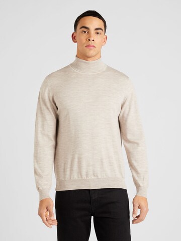 OLYMP Regular Fit Pullover (RWS) in Beige: Vorderseite