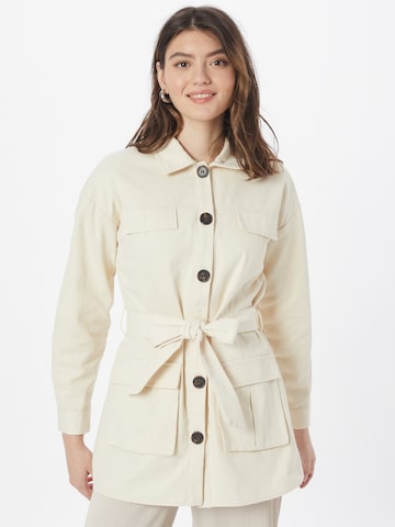 Dorothy Perkins Tussenmantel in Beige: voorkant