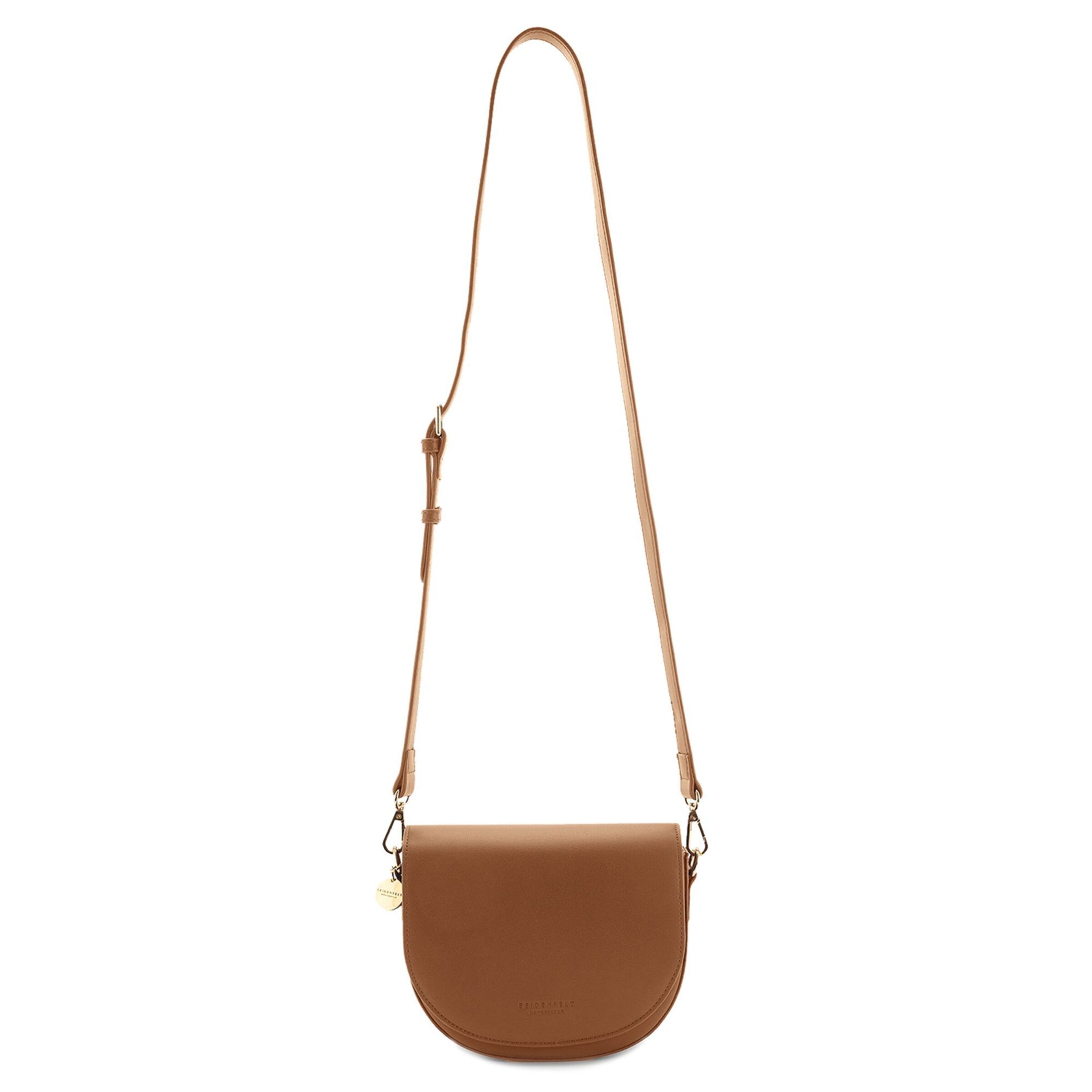 Seidenfelt Crossbody bag 'Nelma' in Brown: front