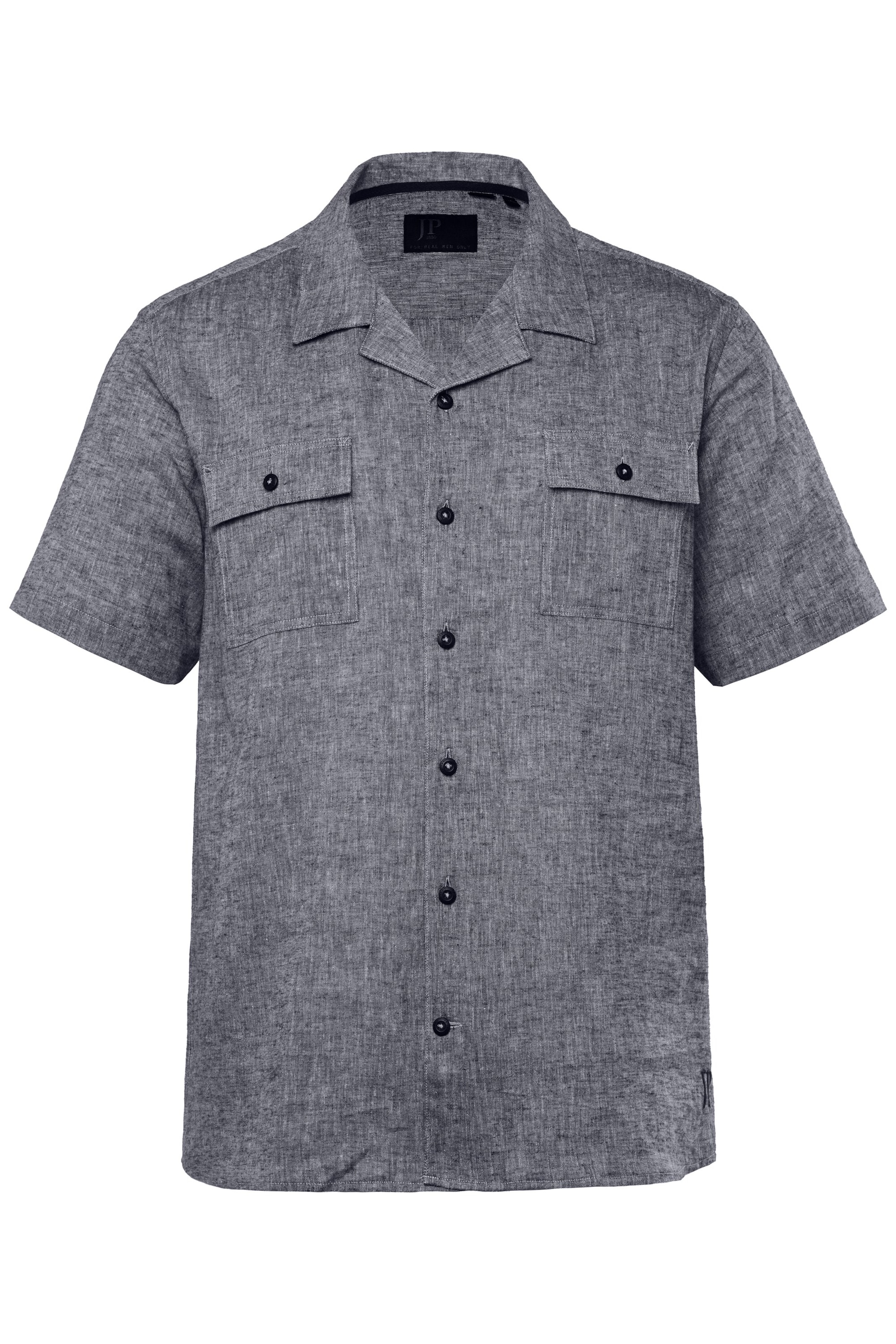 JP1880 Overhemd in Grijs: voorkant