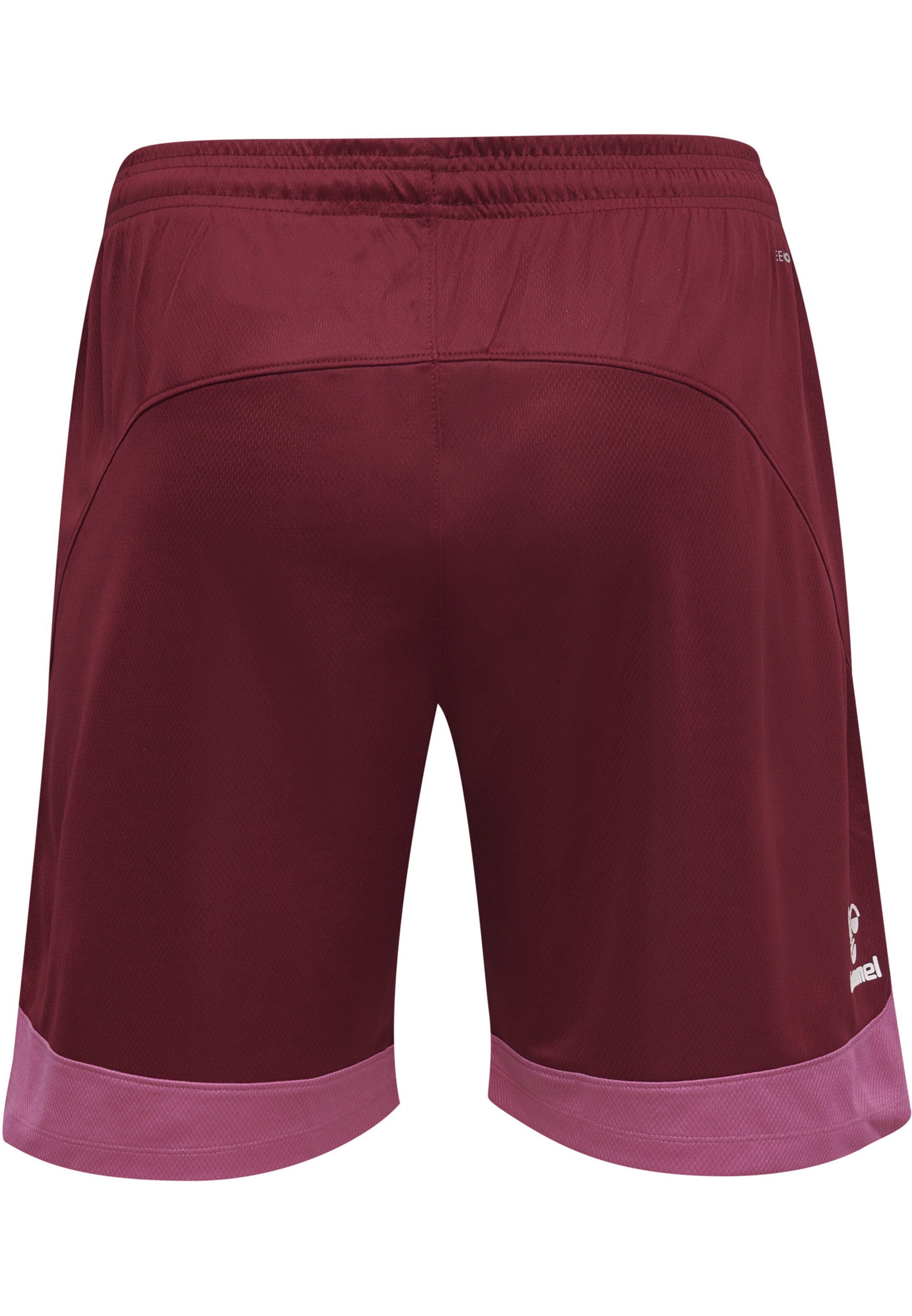 Hummel Regular Workout Pants 'Lead Poly' in Red