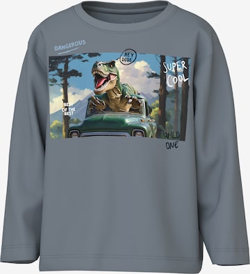 NAME IT Tričko 'NMMVOTO' – modrá: přední strana