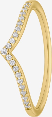 Lucardi Ring in Gold: front