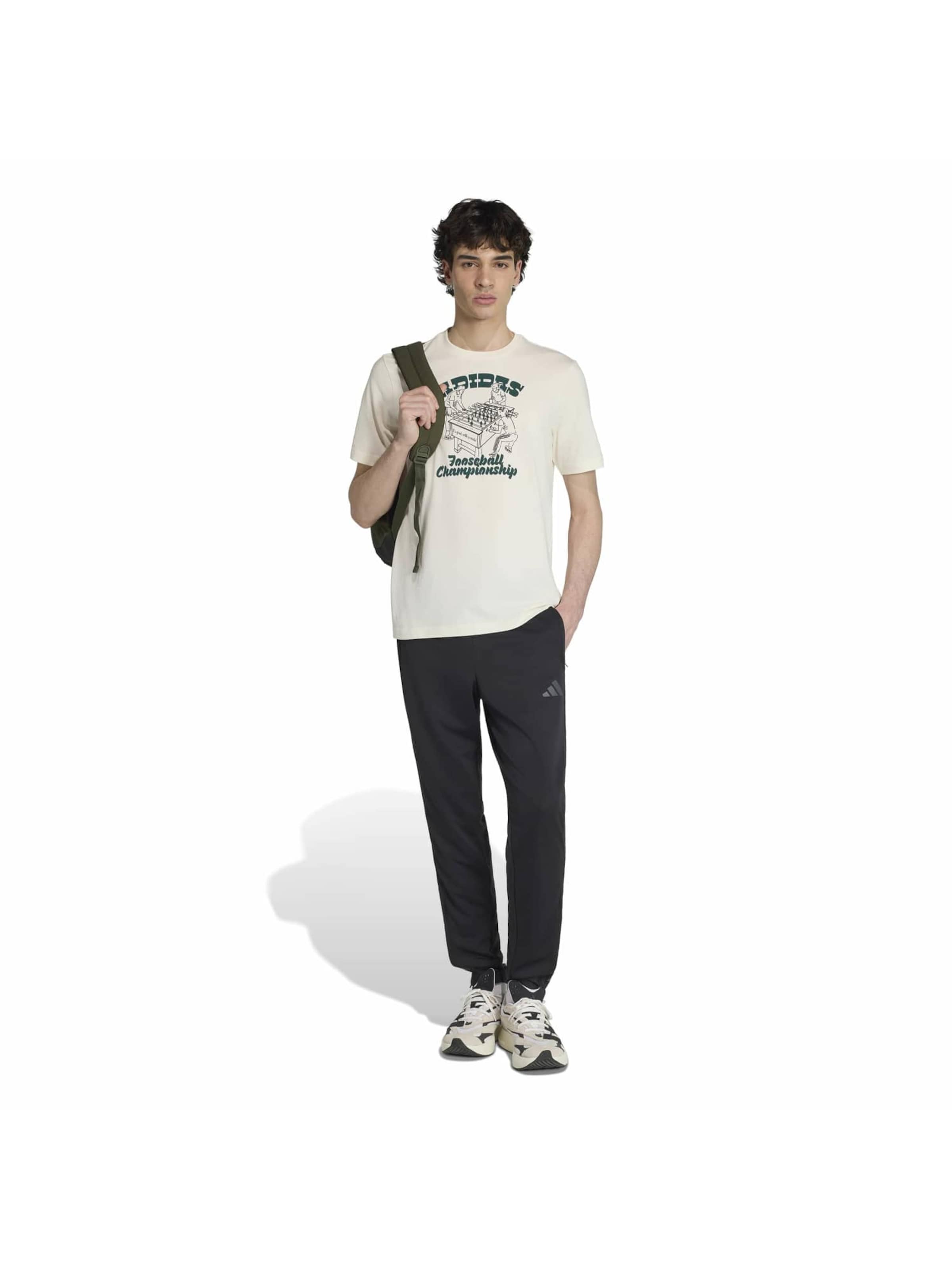 ADIDAS SPORTSWEAR Функциональная футболка 'NOV FOOS' в Белый