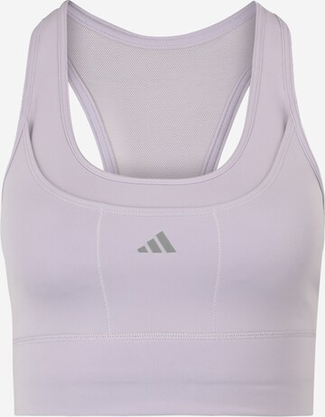 ADIDAS PERFORMANCE Bustier Biustonosz sportowy w kolorze fioletowy: przód