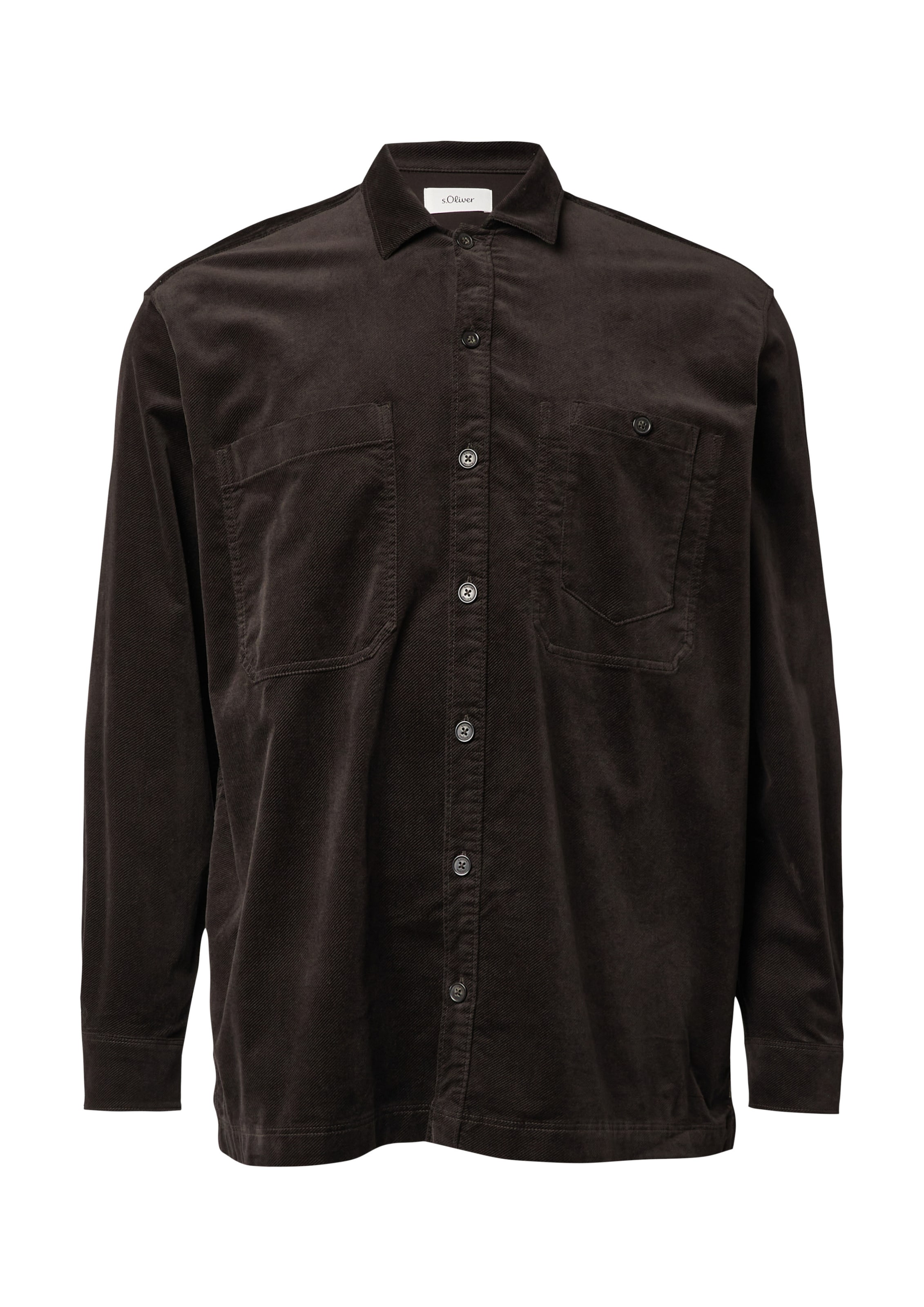 Coupe regular Chemise s.Oliver en marron : devant